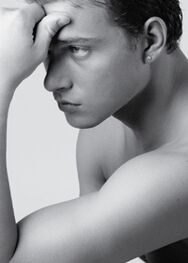 Pathological discharge in men excitedly